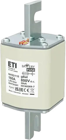 NHS2/110 gBat 160A/800V DC