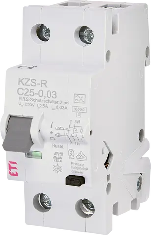 * KZS-R 1p+N A C25/0.03